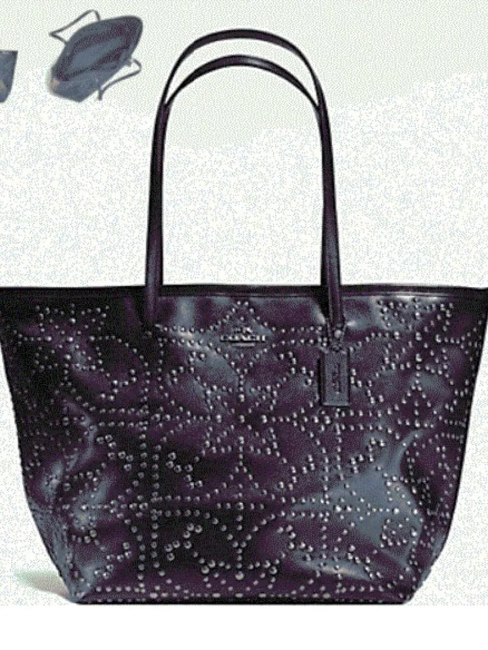 Authentic COACH Limited Edition Black Tote Bag & Purse Set (F53139 & F35163)
